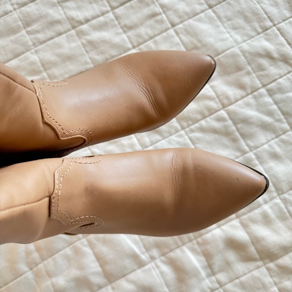 Women’s Light Brown Cowboy Boots Size 7.5 - Picture 3 of 3
